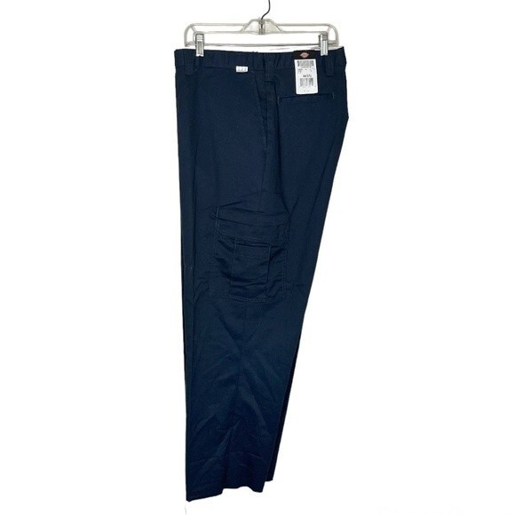DICKIES Industrial Flex Cargo Pant LP72/LP2372 Blue Relaxed Fit Size 44 NEW - Picture 2 of 11